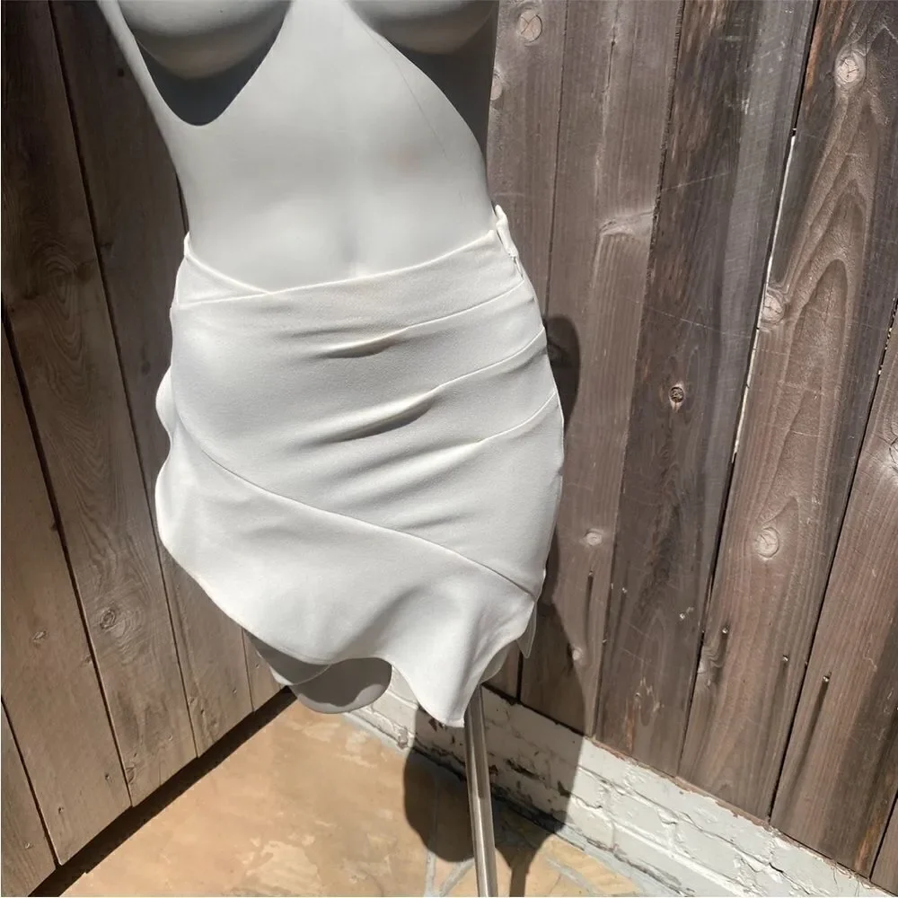 IRO Rama Wrap-effect Crepe skirt Size XS/ 34Fr
